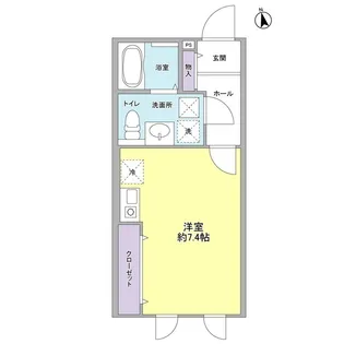 ミルクリーク桜山【1階】の間取り