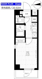 ステージグランデ南麻布【2階】の間取り