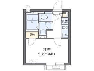 クレイノMASAO【3階】の間取り