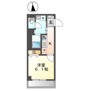 GLANZ COURT ーグランツコートー【4階】の間取り