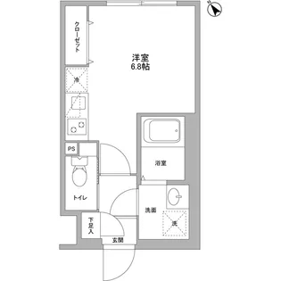 NTPRレジデンス武蔵小山EAST【1階】の間取り