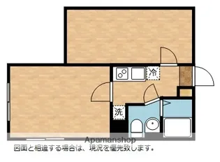 リュクス北品川【2号室】の間取り