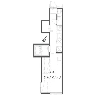 クラスパ中目黒【1階】の間取り