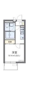 クレイノナカロクフォー【2階】の間取り