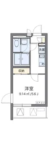 クレイノナカロクフォー【2階】の間取り