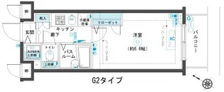 フェニックス川崎弐番館【6階】の間取り