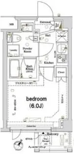東京都品川区北品川1丁目【マンション】の間取り