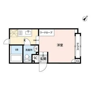 LAPIS大井町Ⅱ【1階】の間取り