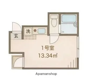 シャンテ西六郷【2階】の間取り