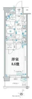 デュオステージ品川西大井【2階】の間取り