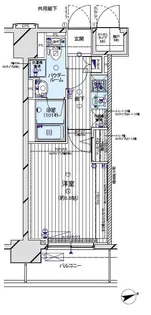 メインステージ蒲田Ⅴ【8階】の間取り