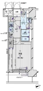 メインステージ蒲田Ⅴ【9階】の間取り