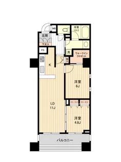 HF銀座レジデンスEAST【0201号室】の間取り