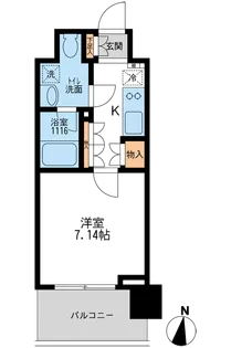 アーデン清澄白河【2階】の間取り