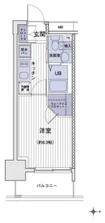 エスティメゾン大島【3階】の間取り