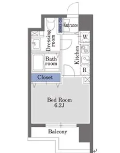 ドゥーエ学芸大学Ⅱ【0704号室】の間取り