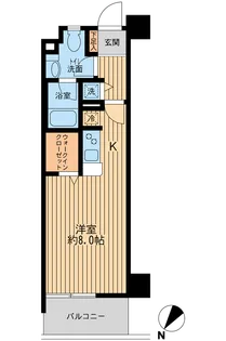 日本橋ファーストレジデンス【0607号室】の間取り