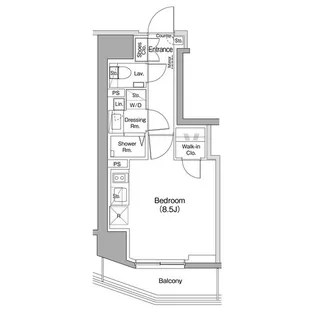 ザ・パークハビオ蒲田【6階】の間取り