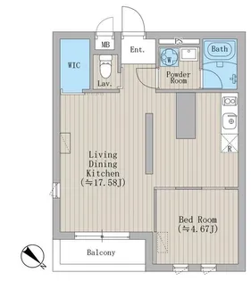 ルーチェ学芸大学【3階】の間取り
