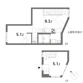 TAKANAWA SITE【1階】の間取り