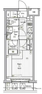 THE PREMIUM CUBE G 大崎【3階】の間取り
