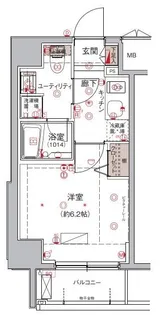 ハーモニーレジデンス大森WEST【3階】の間取り