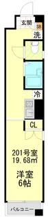 インベスト川崎【2階】の間取り