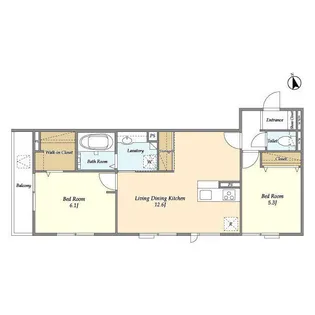 VERT I【1階】の間取り