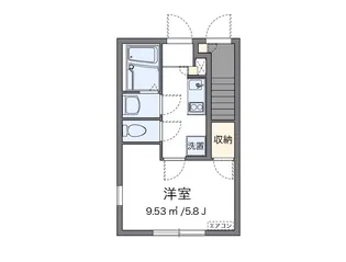 クレイノINOⅢ【1階】の間取り