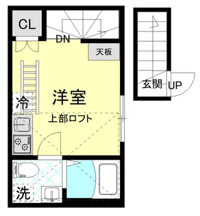 サザンゲート蒲田【2階】の間取り
