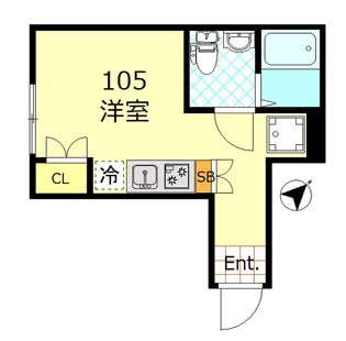 サザンゲート蒲田【1階】の間取り