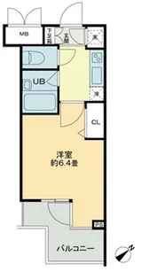 クロスレジデンス蒲田【7階】の間取り