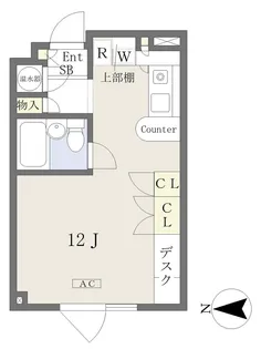 プレミール高輪【1階】の間取り
