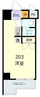 グランドハイツ八丁堀【2階】の間取り
