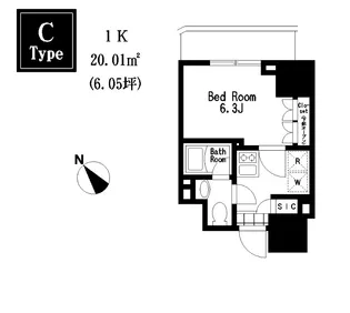 レジディア大森Ⅲ【14階】の間取り