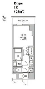 レジディア日本橋馬喰町Ⅱ【4階】の間取り