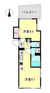 LOTUS HEIWAJIMA WEST【4階】の間取り