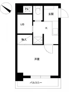 スカイコート日本橋浜町第2【305号室号室】の間取り
