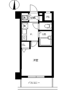 スカイコート東陽町EAST【802号室号室】の間取り