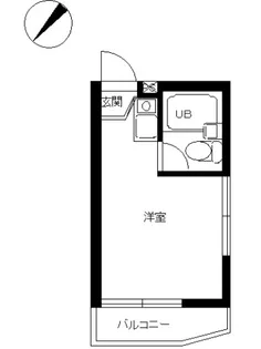 スカイコート品川第3【207号室号室】の間取り