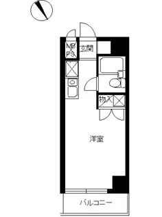 スカイコート浅草第3【302号室号室】の間取り