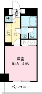 コーポ芝公園【605号室号室】の間取り