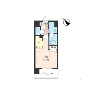 オーキッドレジデンス品川【2階】の間取り