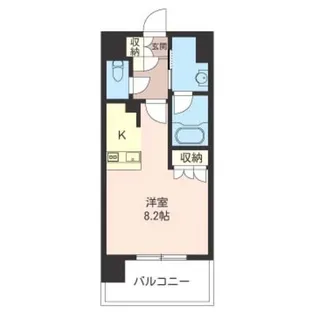 オーキッドレジデンス品川【7階】の間取り