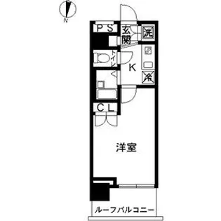 スカイコート東京ベイ・東雲【412号室号室】の間取り