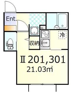 フリージア西小山【3階】の間取り