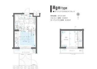 ZOOM目黒かむろ坂【1階】の間取り