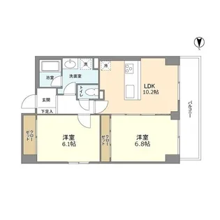 Blance SHIBAURA【3階】の間取り