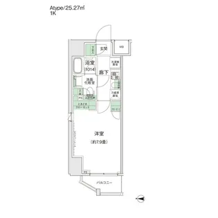 スタイリオ蒲田Ⅱ【12階】の間取り