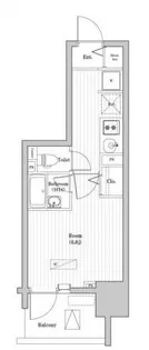 1Kの間取り画像